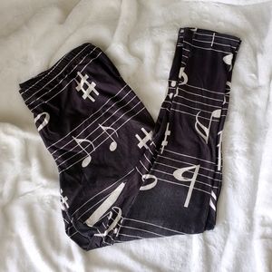 Music note leggings